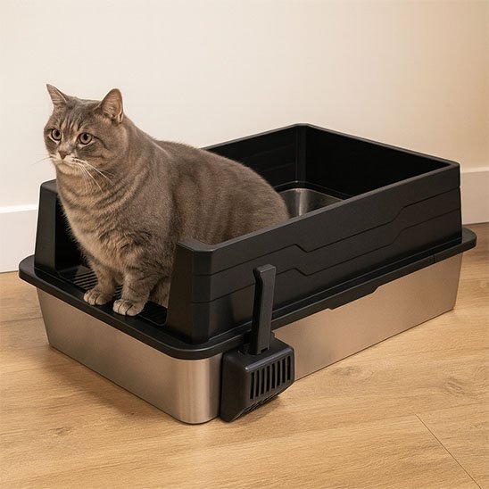 Bac à litière Chat | Premium Anti - Odeurs - Mondechat