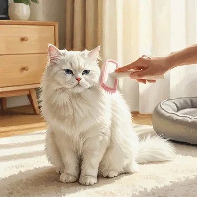 Brosse Anti-Mue pour Chat ProShed | Élimine 95% des Poils Morts - Mondechat
