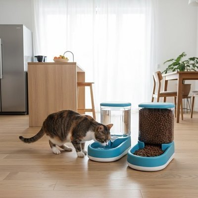 Distributeur de croquettes pour Chat | AutoFresh - Mondechat