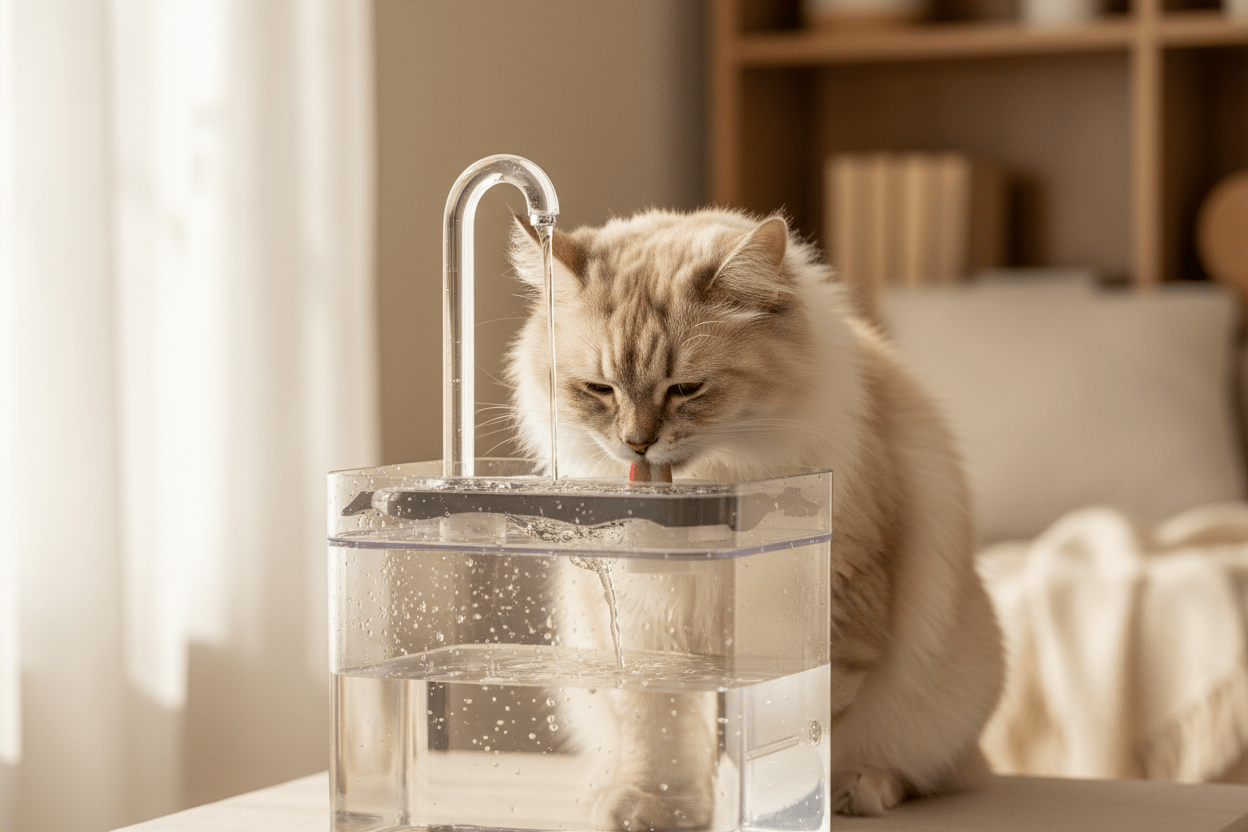 Fontaine à eau Chat | Fresh-Hydro - Mondechat