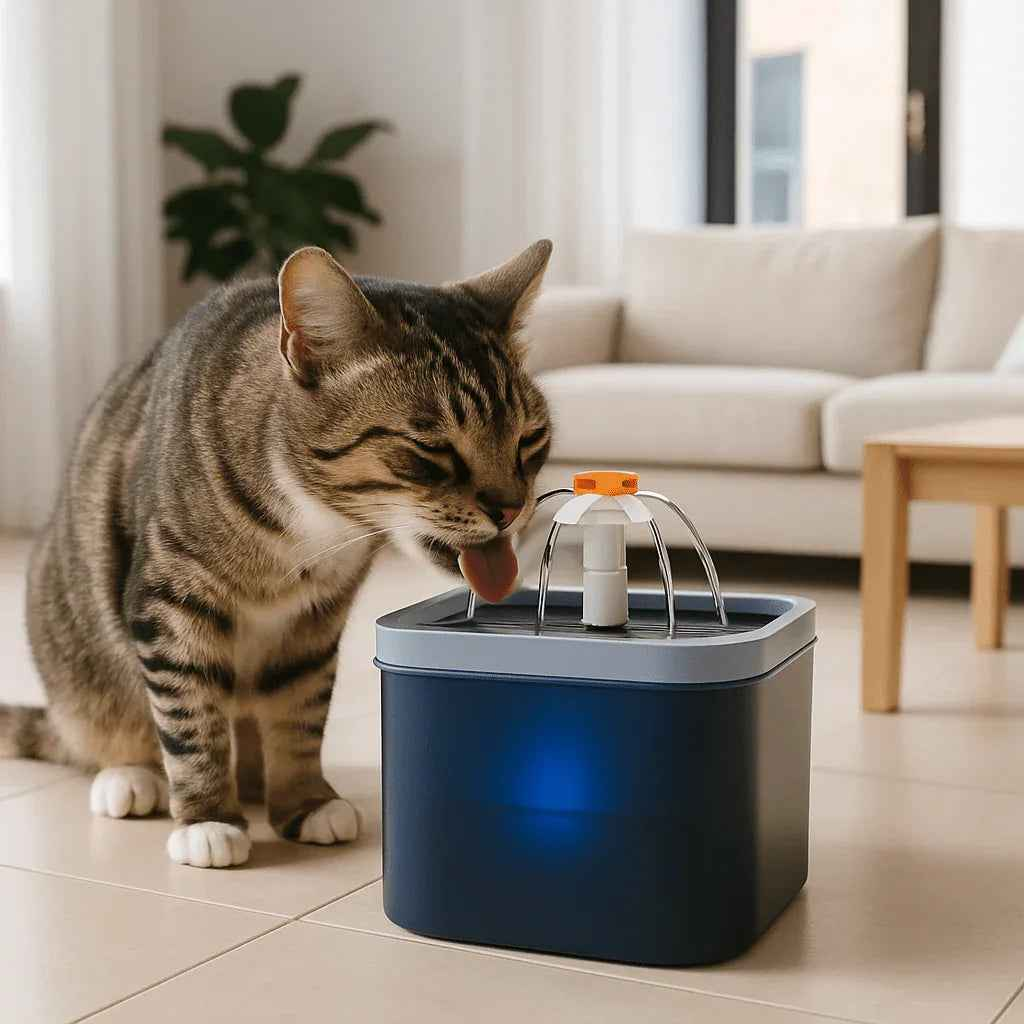 Fontaine à eau pour chat SilentPure - Hydratation Silencieuse et Pratique