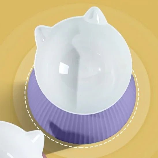 Gamelle Chat Inclinée Ergonomique pour un Confort Optimal - Mondechat