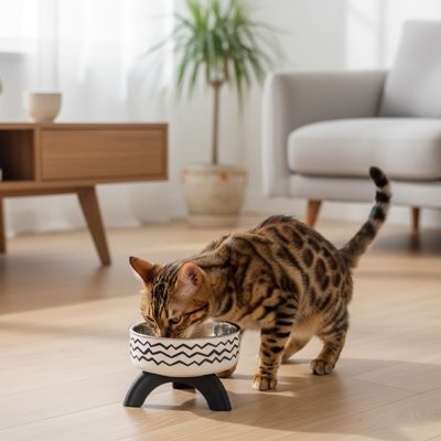 Gamelle chat surélevée | DigestConfort - Mondechat