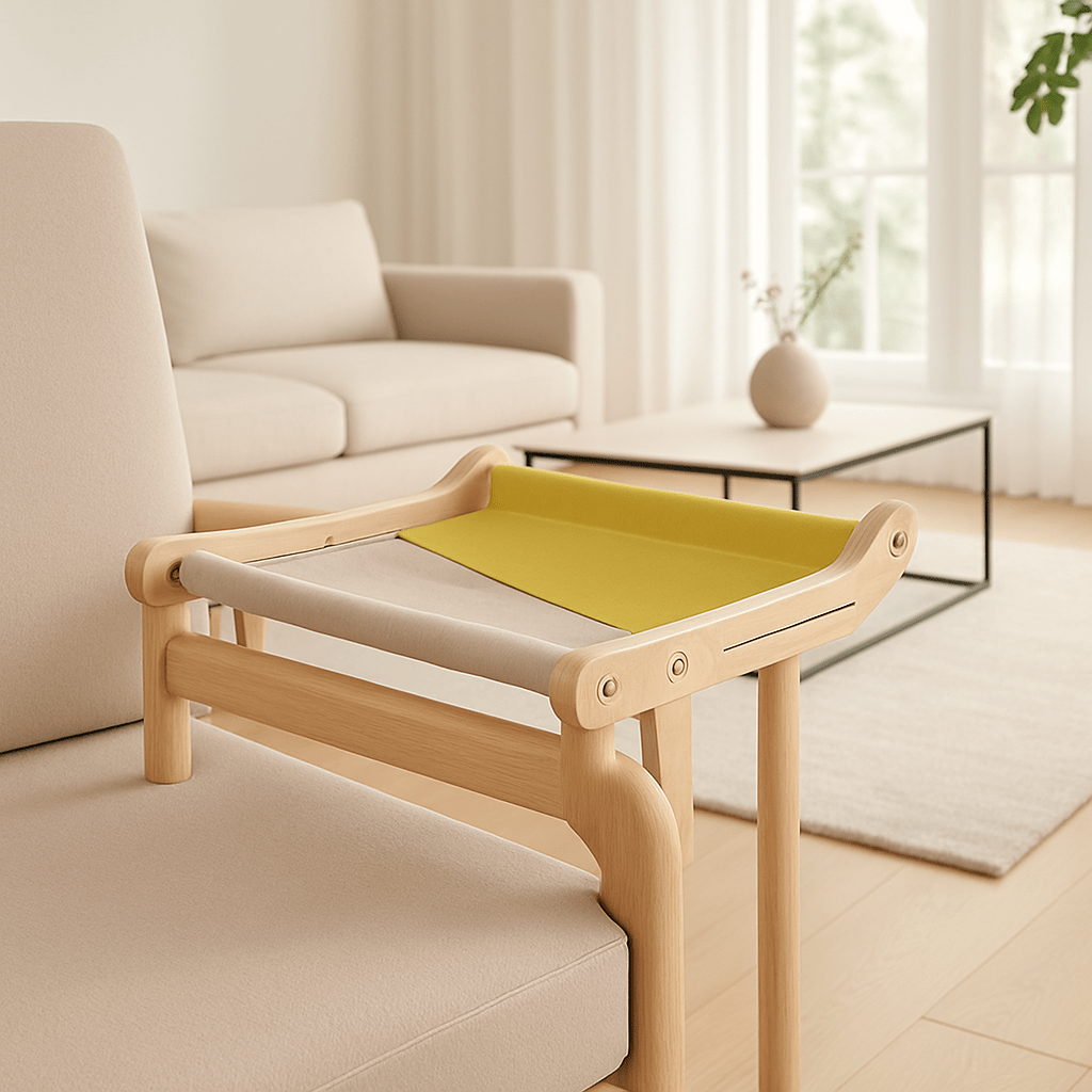 Hamac pour chat Gris Rose B, le confort ultime pour votre félin ! - Mondechat