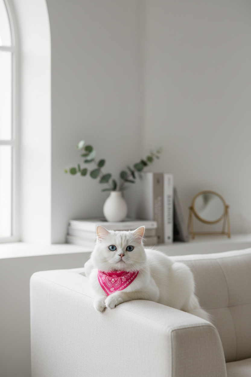 Collier Bandana Chat | Style & Confort - Mondechat
