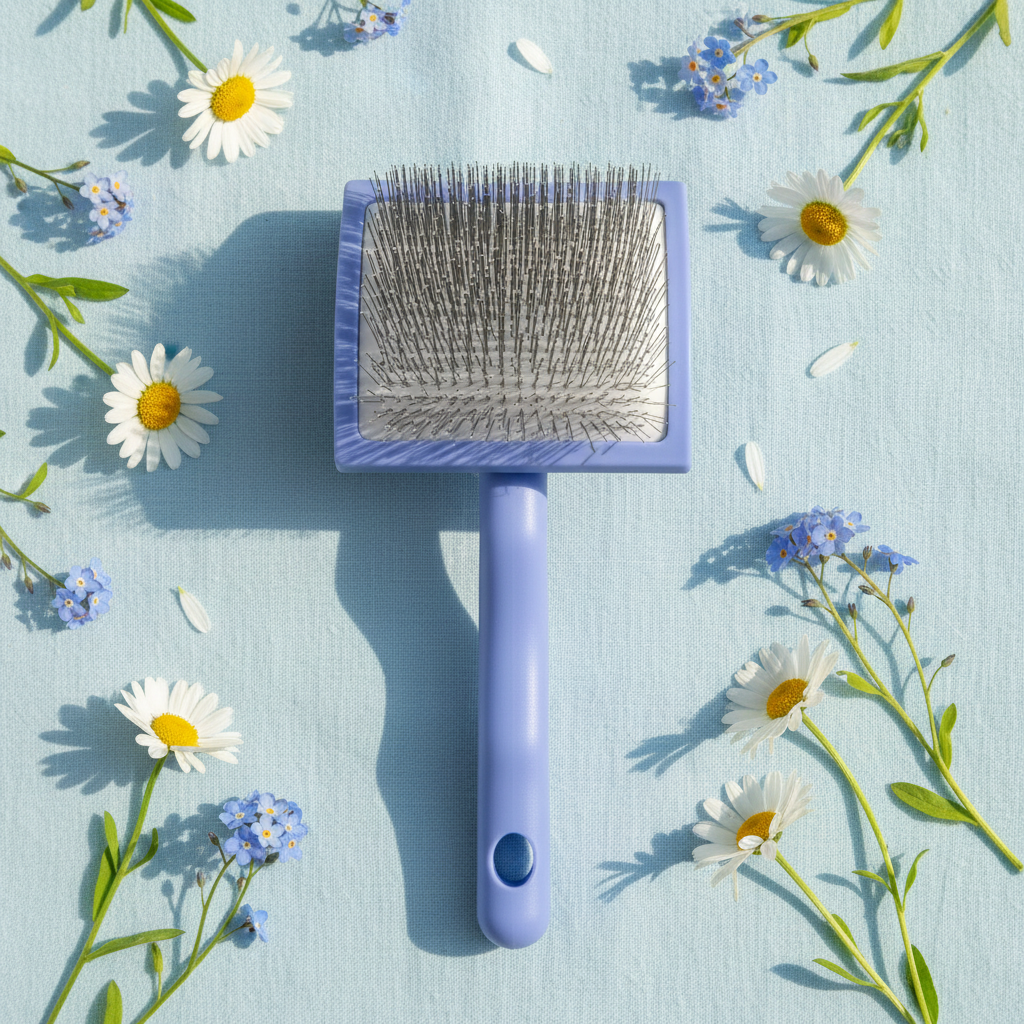 Brosse pour chat poil long | Anti-Nœuds