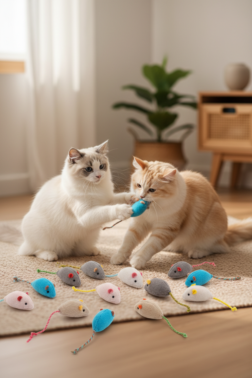 Souris Jouet Catnip pour Chat | MiniHunt - Mondechat
