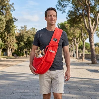 Sac de transport Chat | Bandoulière Urbaine - Mondechat