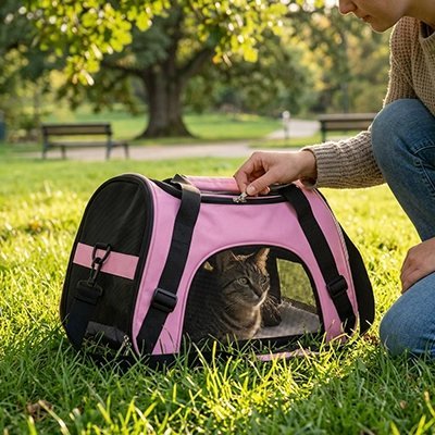 Sac de transport Chat | Confortable et Sécurisé - Mondechat