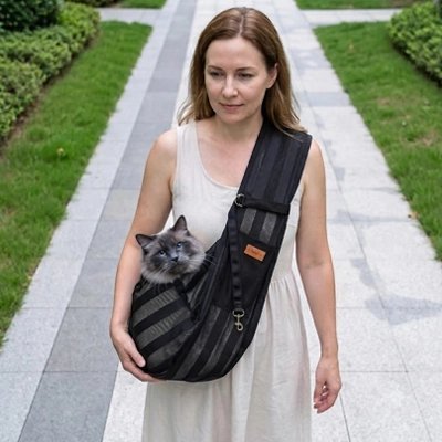 Sac de transport Chat | Confortable et Sécurisé Noir - Mondechat