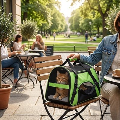 Sac transport Chat | Confort Sécurisé & Ventilation Optimale - Mondechat - Mondechat