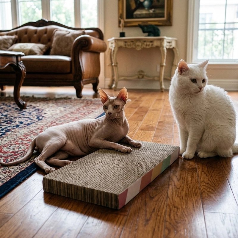 Griffoir Chat | Protège Meubles - Sisal, Carton, Tapis - Mondechat