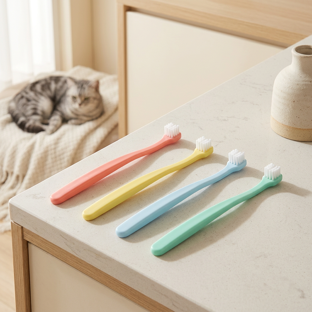 Brosse à dents pour chat | DouceSoin – Lot de 4 ou 8
