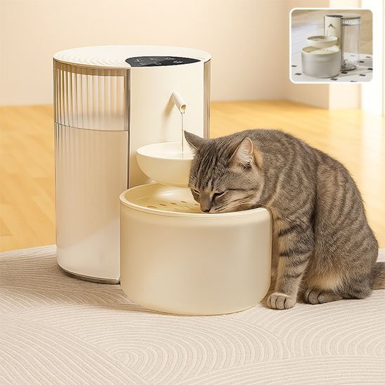 Fontaine a eau chat | SilentFlow chat boit