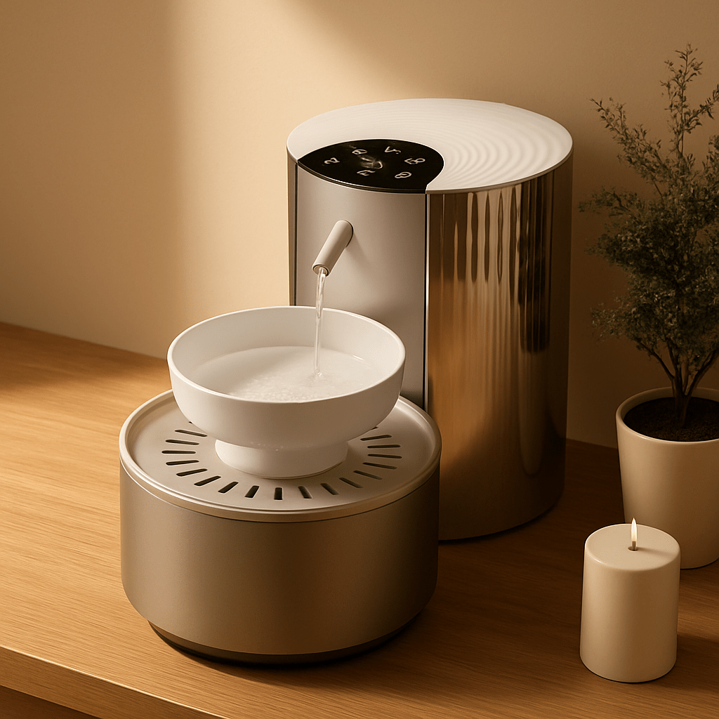 Fontaine a eau chat | SilentFlow gris