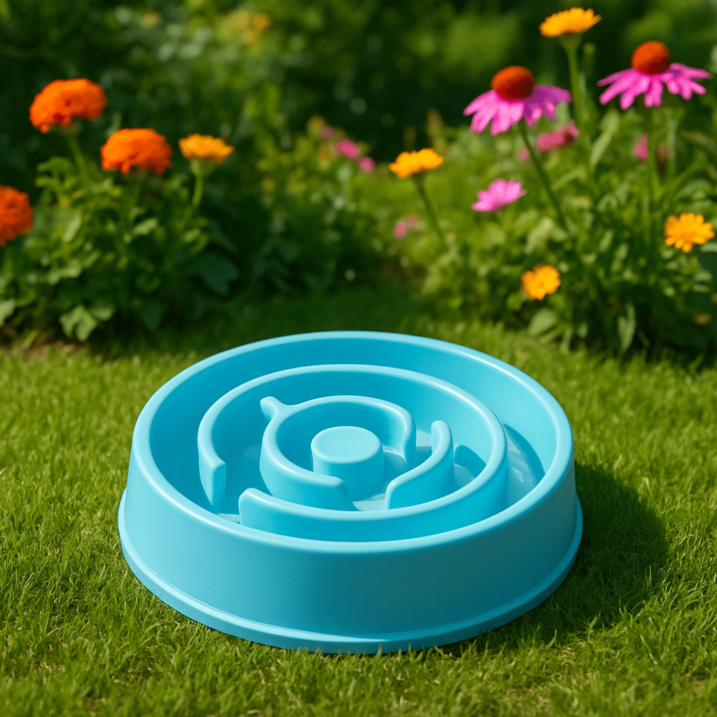 Gamelle Anti-Glouton Chat | Felino bleu