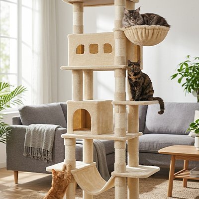 Arbre à Chat | Royaume Vertical CozyTower - Mondechat