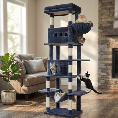 Arbre à Chat XXL | Royaume Vertical SkyTower - Mondechat