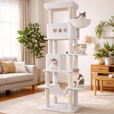 Arbre à Chat XXL | Royaume Vertical SkyTower - Mondechat