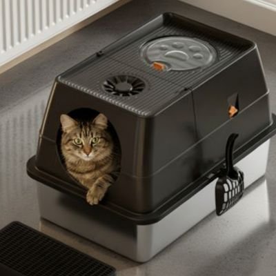 Bac à litière Chat