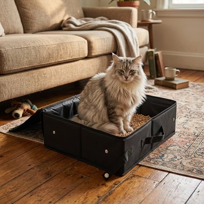 Bac à litière Chat
