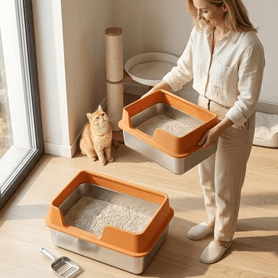 Bac à litière Chat | Hygiène Optimale — Mondechat - Mondechat