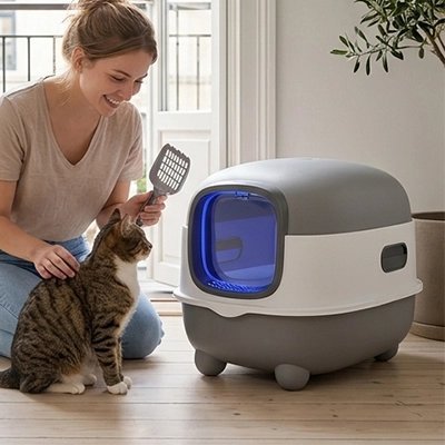 Bac à litière Chat | Hygiénique - Mondechat