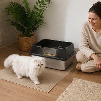 Bac à litière Chat | Hygiénique - Mondechat