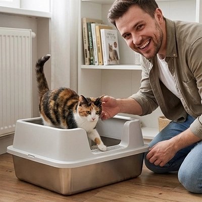 Bac à litière Chat | Hygiénique - Mondechat