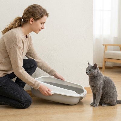 Bac à Litière Chat | Semi-Fermé Hygiénique Anti-Odeurs — Mondechat - Mondechat