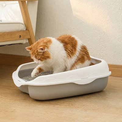 Bac à Litière Chat | Semi-Fermé Hygiénique Anti-Odeurs — Mondechat - Mondechat