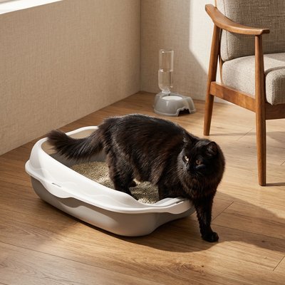 Bac à Litière Chat | Semi-Fermé Hygiénique Anti-Odeurs — Mondechat - Mondechat