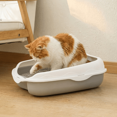Bac à Litière Chat | Semi-Fermé Hygiénique Anti-Odeurs — Mondechat - Mondechat