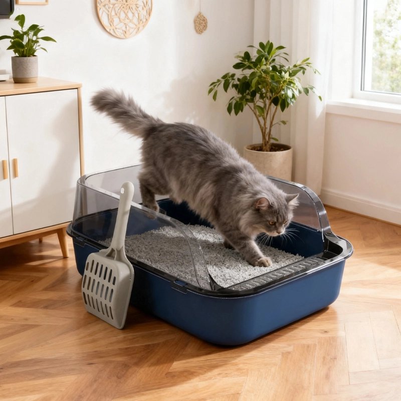 Bac pour litière Chat