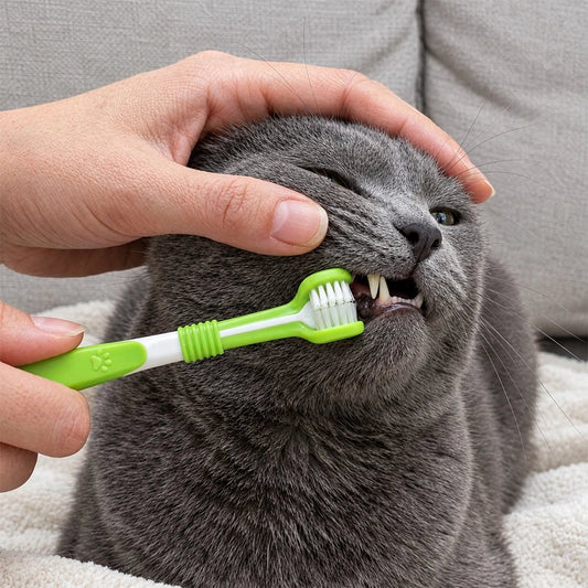 Brosse à dents pour chat