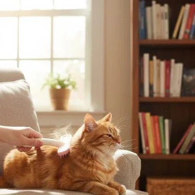 Brosse Anti-Mue pour Chat ProShed | Élimine 95% des Poils Morts - Mondechat