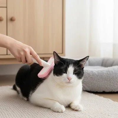 Brosse Anti-Mue pour Chat ProShed | Élimine 95% des Poils Morts - Mondechat