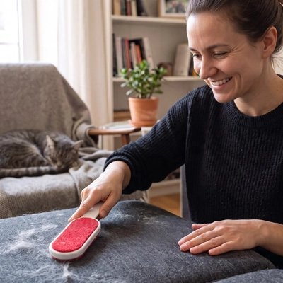 Brosse Anti Poil | Double Face Réutilisable - Mondechat