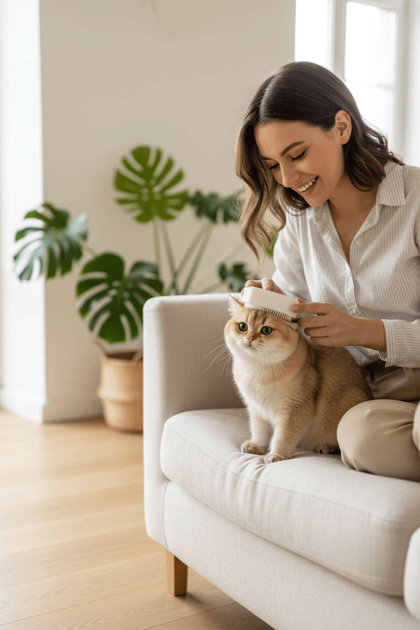 Brosse Langue Sensorielle pour Chat | SoftLick - Mondechat - Mondechat