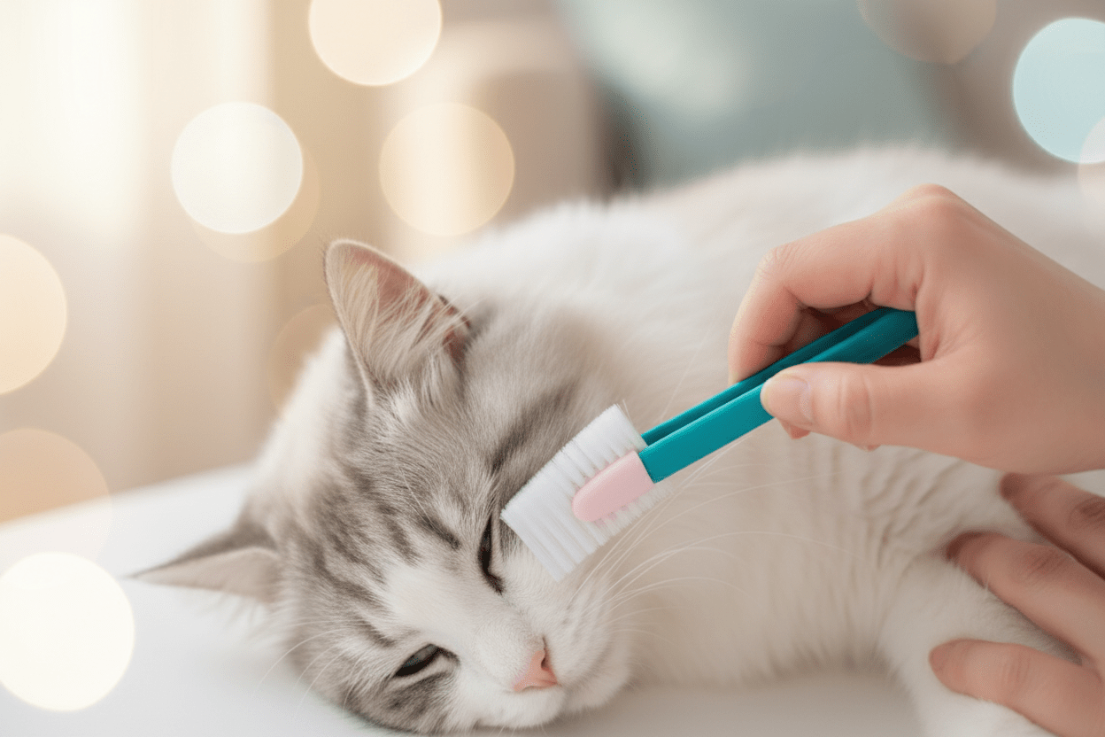 Brosse Nettoyante Yeux Chat | SoftEye - Mondechat - Mondechat