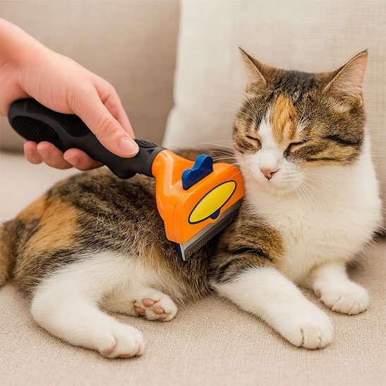Brosse pour Chat | Anti-Mue Professionnelle - Mondechat