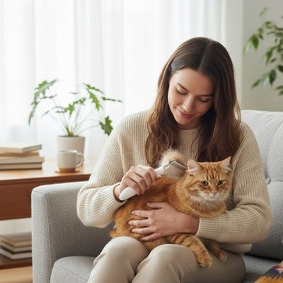 Brosse pour Chat | Auto-Nettoyante - Mondechat