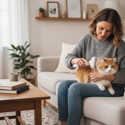 Brosse pour Chat | Auto-Nettoyante - Mondechat