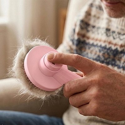 Brosse pour Chat | Auto-Nettoyante Douce & Démêlante - Mondechat