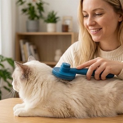 Brosse pour Chat | Autonettoyante - Mondechat