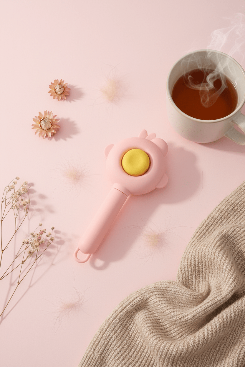 Brosse pour Chat PeluFélin | Accessoires Ergonomiques Premium - Mondechat