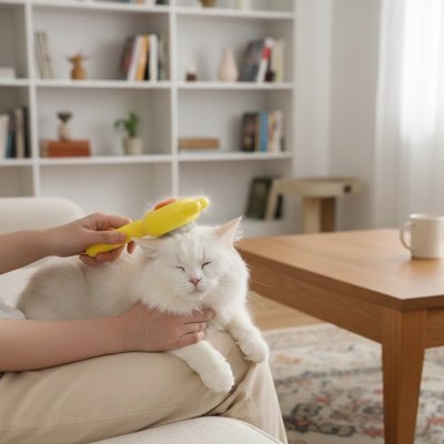 Brosse pour Chat PeluFélin | Accessoires Ergonomiques Premium - Mondechat