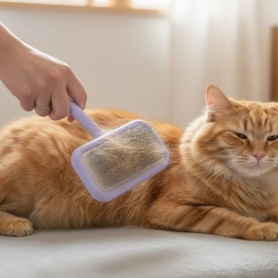 Brosse pour chat poil long | Anti-Nœuds 2.0 - Mondechat
