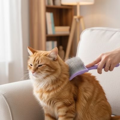 Brosse pour chat poil long | Anti-Nœuds - Mondechat