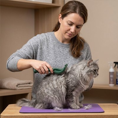 Brosse pour chat poil long | Démêlante Douceur - Mondechat